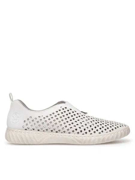 Rieker Pantofi alb
