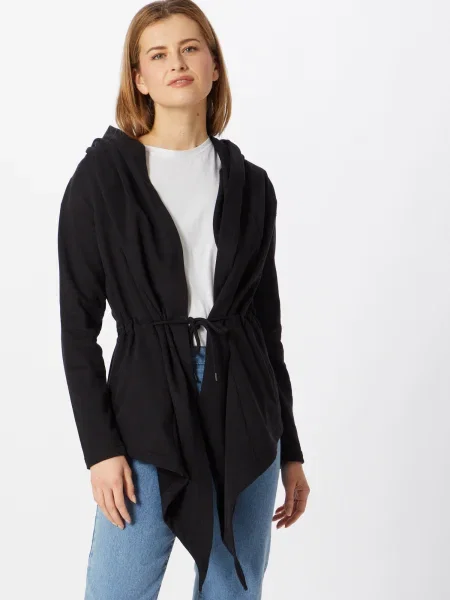 Urban Classics Geacă tricotată negru