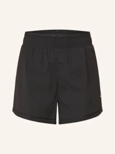 Spodenki Do Biegania 2 W 1 schwarz czarne