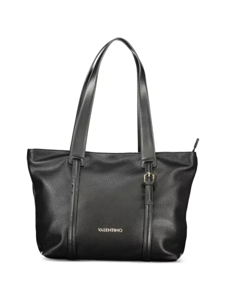 Shopper torbica Mario Valentino s autogramom crna