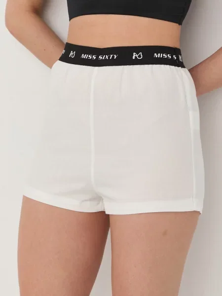 Однотонные джинсовые шорты Miss Sixty с высокой посадкой