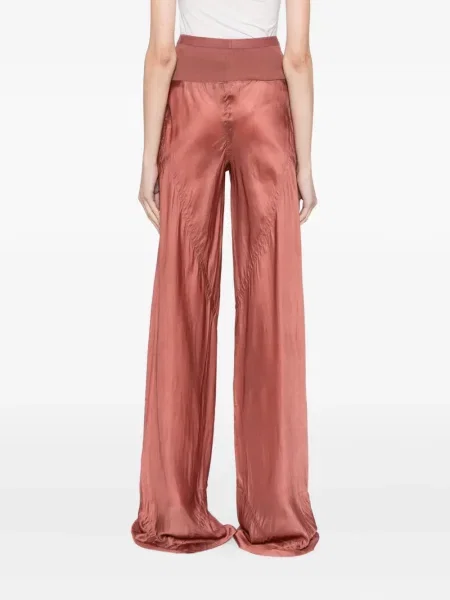 Pantaloni Rick Owens roșu