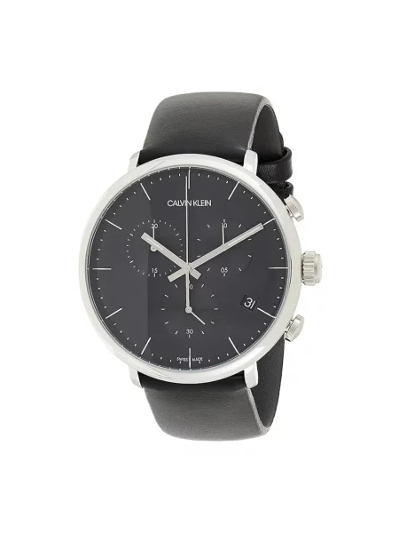 Zegarek Calvin Klein skórzany czarny