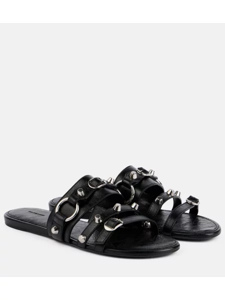 Sandale Balenciaga din piele negru