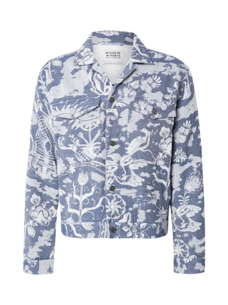 SCOTCH & SODA Geacă de primăvară-toamnă Delfts albastru porumbel alb
