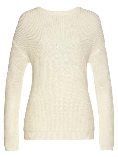 LASCANA Pulover alb