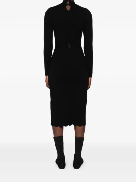 Cu centură rochie midi Twinset negru