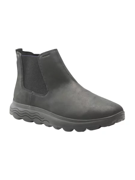 Buty do kostki Geox skórzane czarne