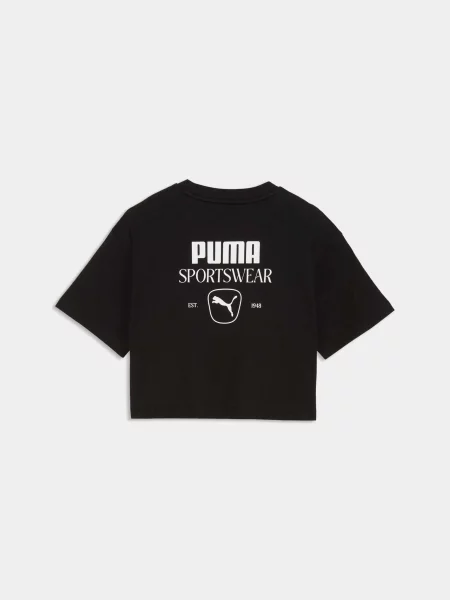 Детская футболка Puma черная