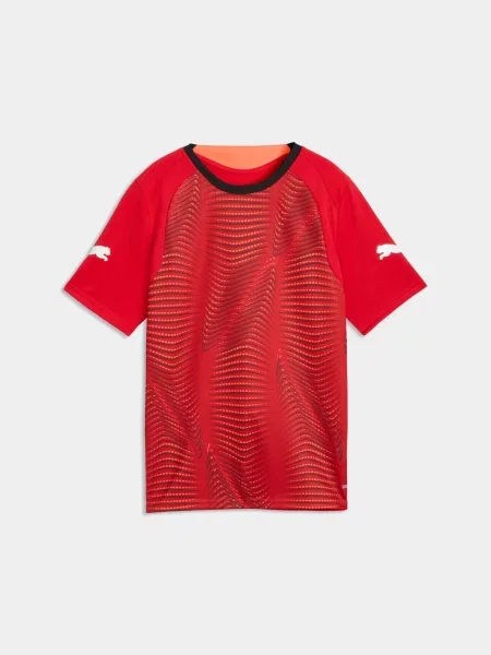 Дитяча Спортивна футболка PUMA Individualfinal Jersey Jr комбінований верх червоний