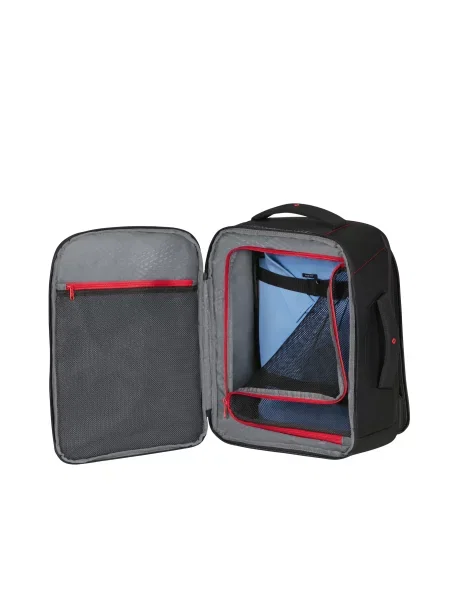 Кожаный повседневный рюкзак Samsonite черный