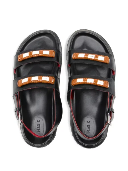 Презрамки сандали Plan C с катарама черно