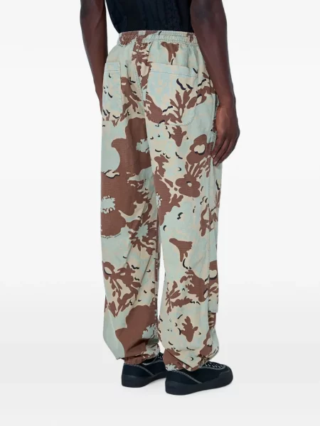 Pantaloni Nomarhythm cu imagine cu model camuflaj