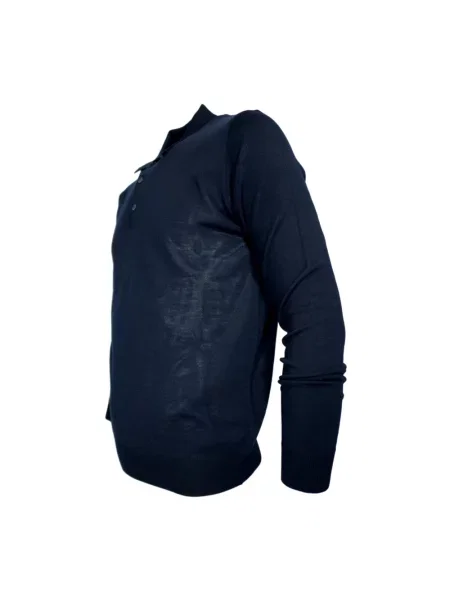 Sweter Cashmere Company wełniany niebieski