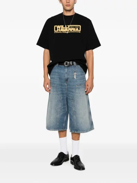 Tricou Willy Chavarria cu imagine negru