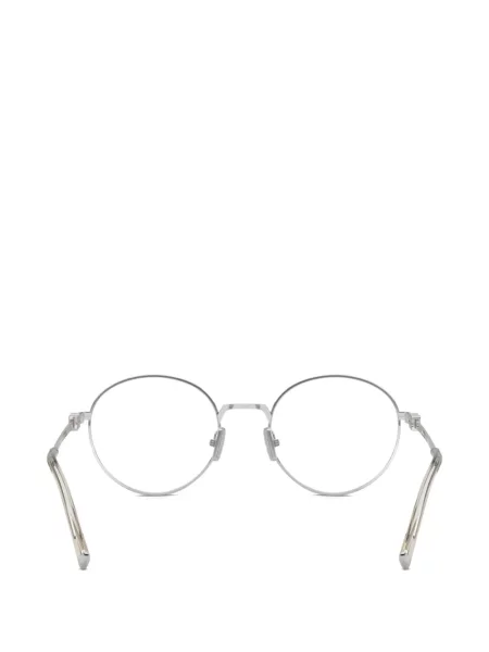 Apvalūs akiniai nuo saulės Miu Miu Eyewear sidabrinė