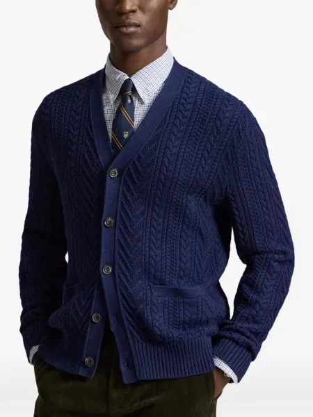 Șosete Polo Ralph Lauren cu broderie în carouri de flanelă verde