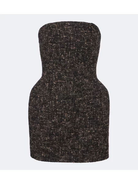 Rochie Magda Butrym de lână maro
