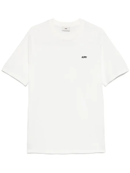 Tricou Autry cu broderie alb