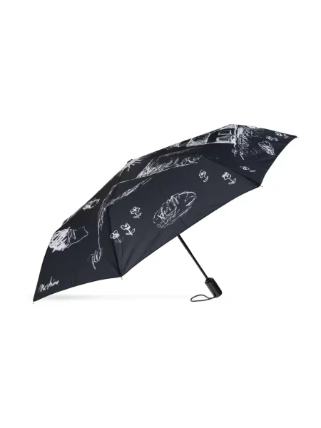 Parasol Moschino czarny