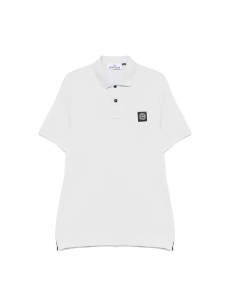 Koszulka polo Stone Island z kamieniami niebieska