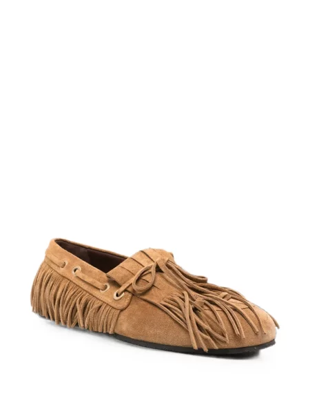 Pantofi loafer Etro cu șireturi din dantelă