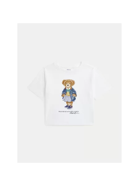 Polo Ralph Lauren Футболка Boxy Fit білий