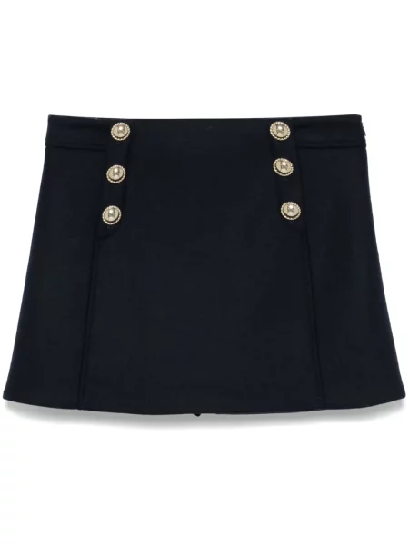 Mini fusta mini Dorothee Schumacher de lână mini albastru