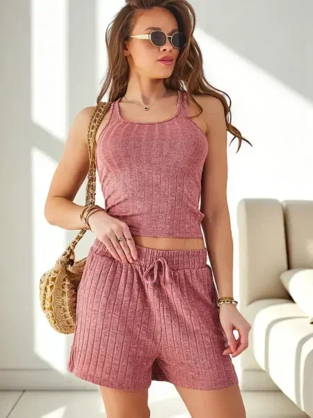 Pantaloni scurți Resti roz