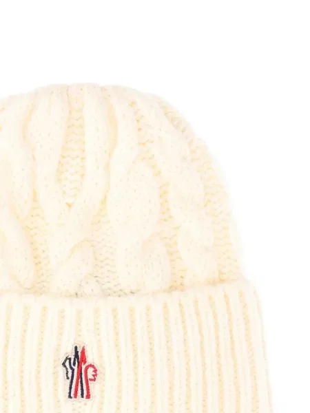 Căciulă Moncler Grenoble tricotate alb