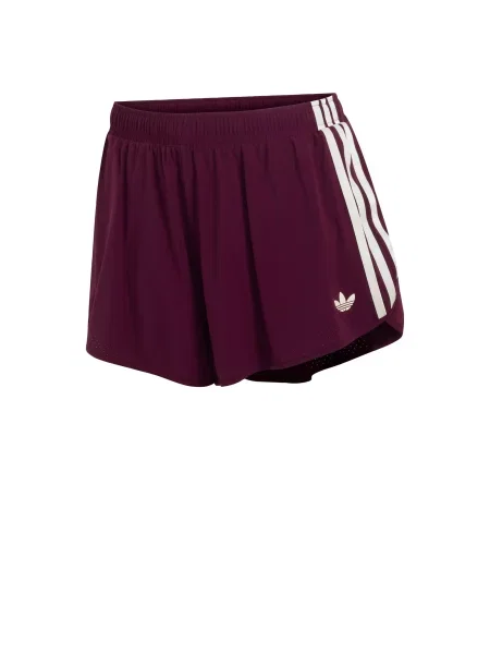 ADIDAS PERFORMANCE Sportovní kalhoty burgundská červeň bílá