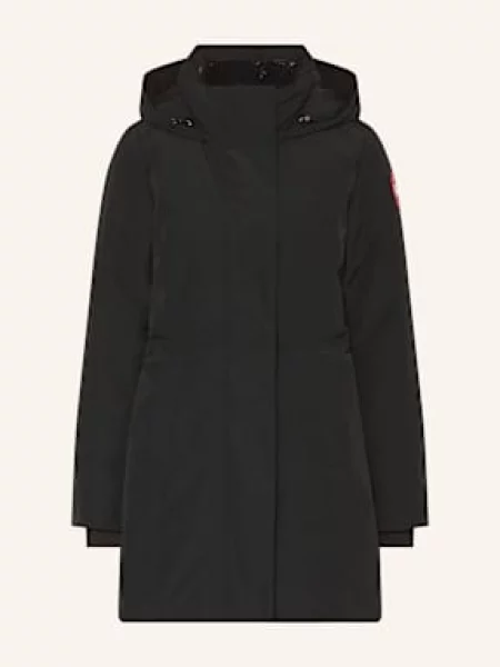 Canada Goose Parka Puchowa Leslie schwarz czarna