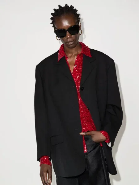 Saulės akiniai Balenciaga Eyewear juoda