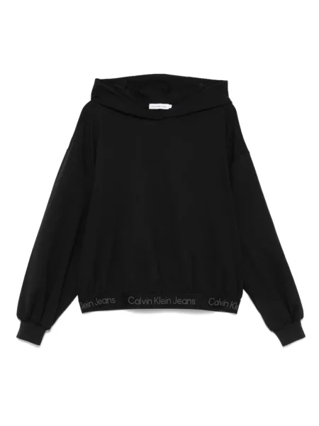 Bluza z kapturem dziecięca Calvin Klein czarna