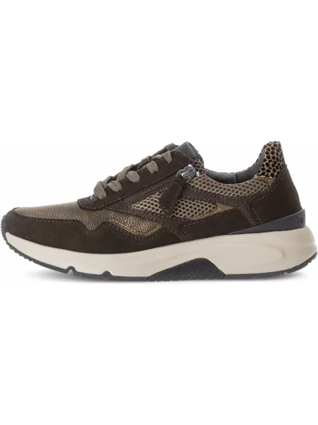 Sneakersy Gabor skórzane brązowe