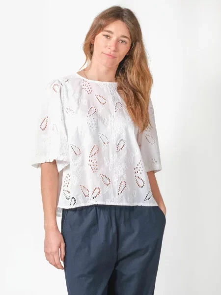 Klitmøller Collective Top Jenna alb