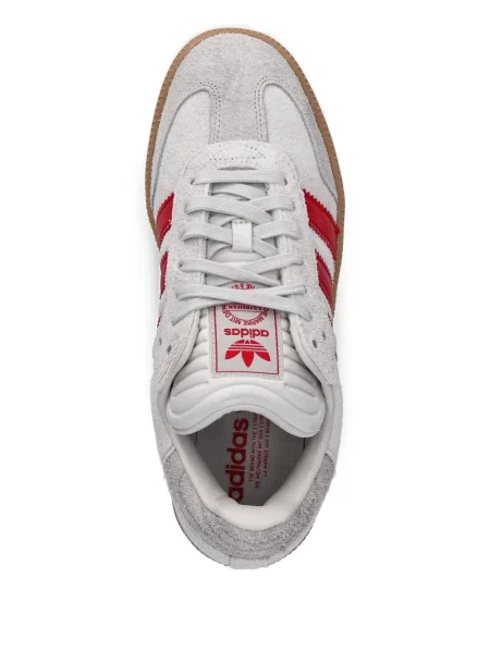 Ριγέ μισό φερμουάρ sneakers Adidas EQT σουέντ μαύρο