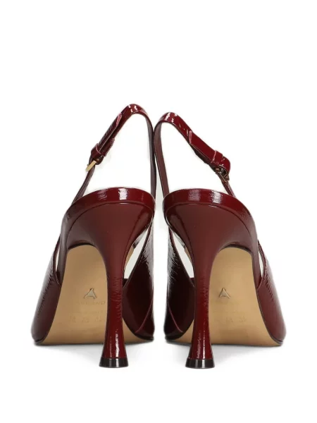 Pantofi cu toc Carrano slingback roșu