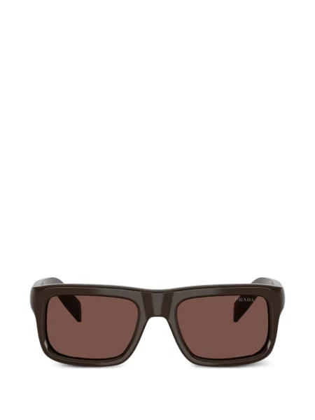 Γυαλιά ηλίου ορθογώνια Prada Eyewear καφέ