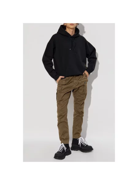 Spodnie cargo Dsquared2 zielone