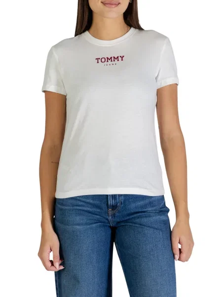Koszulka Tommy Hilfiger Jeans niebieska