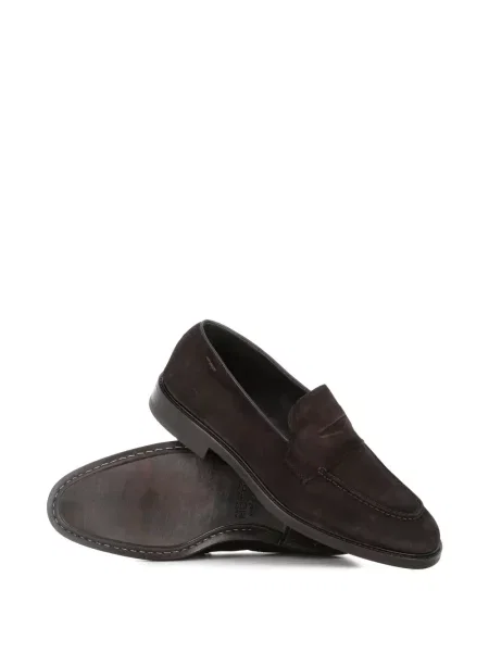 Pantofi loafer Alexander Hotto din piele de căprioară maro