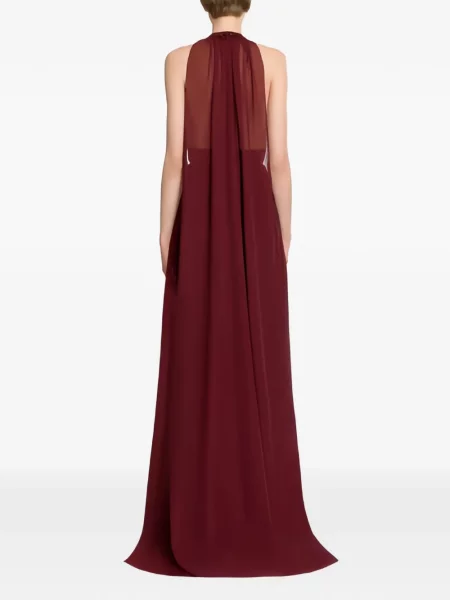 Rochie Elie Saab de costum bordo