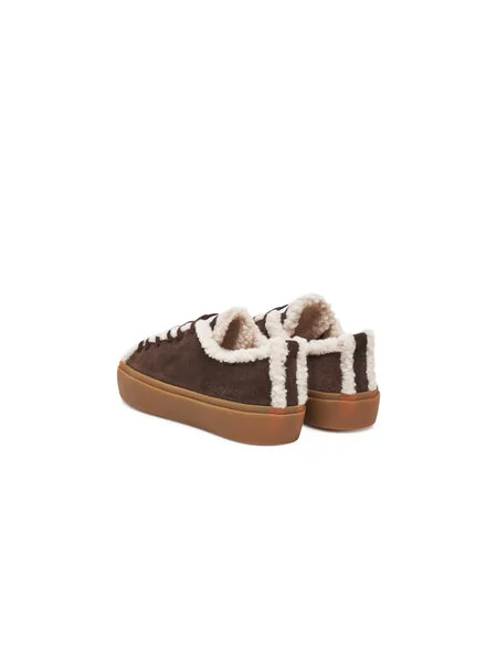 Sneakersy Inuikii Shearling Low hnedá