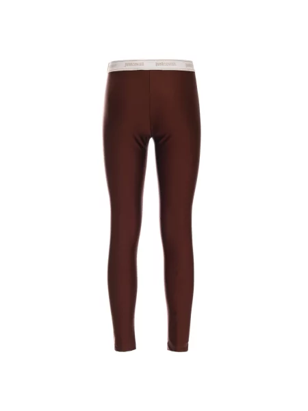 Legginsy Just Cavalli brązowe