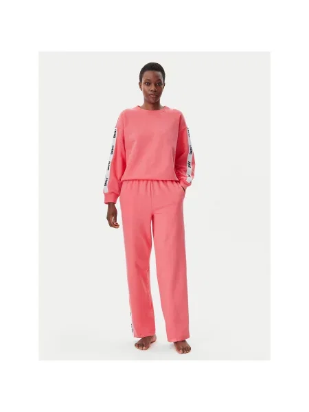 DKNY Pižama Relaxed Fit rožinė
