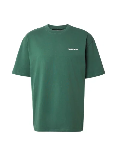 Pegador Tricou verde alb