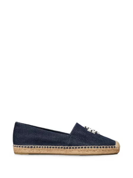Espadrile Tory Burch cu autograf albastru