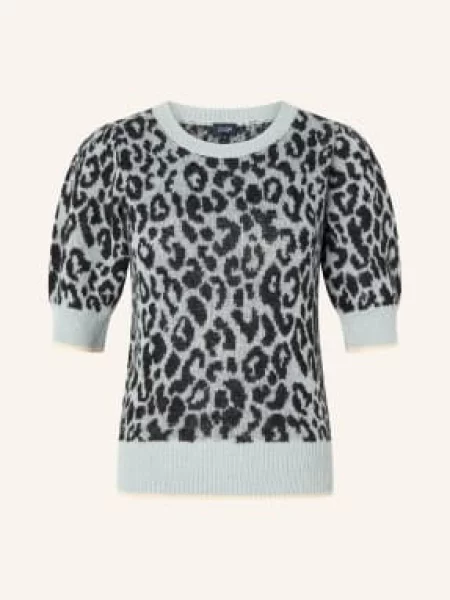 Sweter z krótkim rękawem o kroju regular fit z dodatkiem wełny z alpaki model ‘Kaston’ Joop! biały