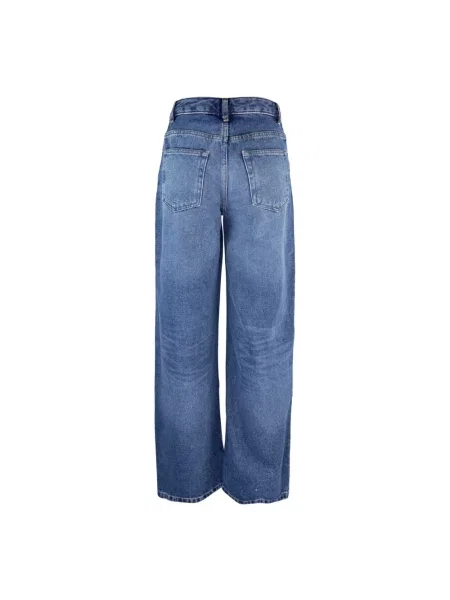 Jeansy A.p.c. skórzane brązowe